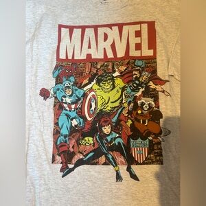 Marvel Beige Cotton Blend T-Shirt